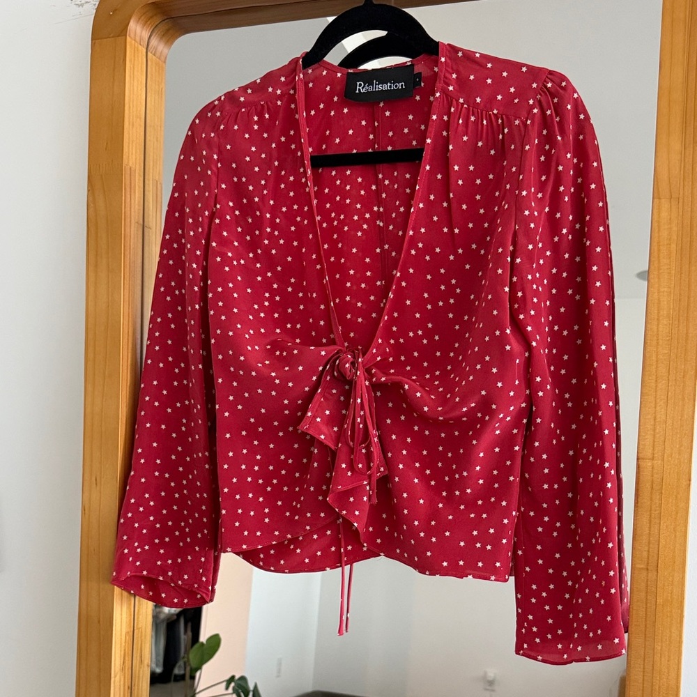 Realization Par silk blouse